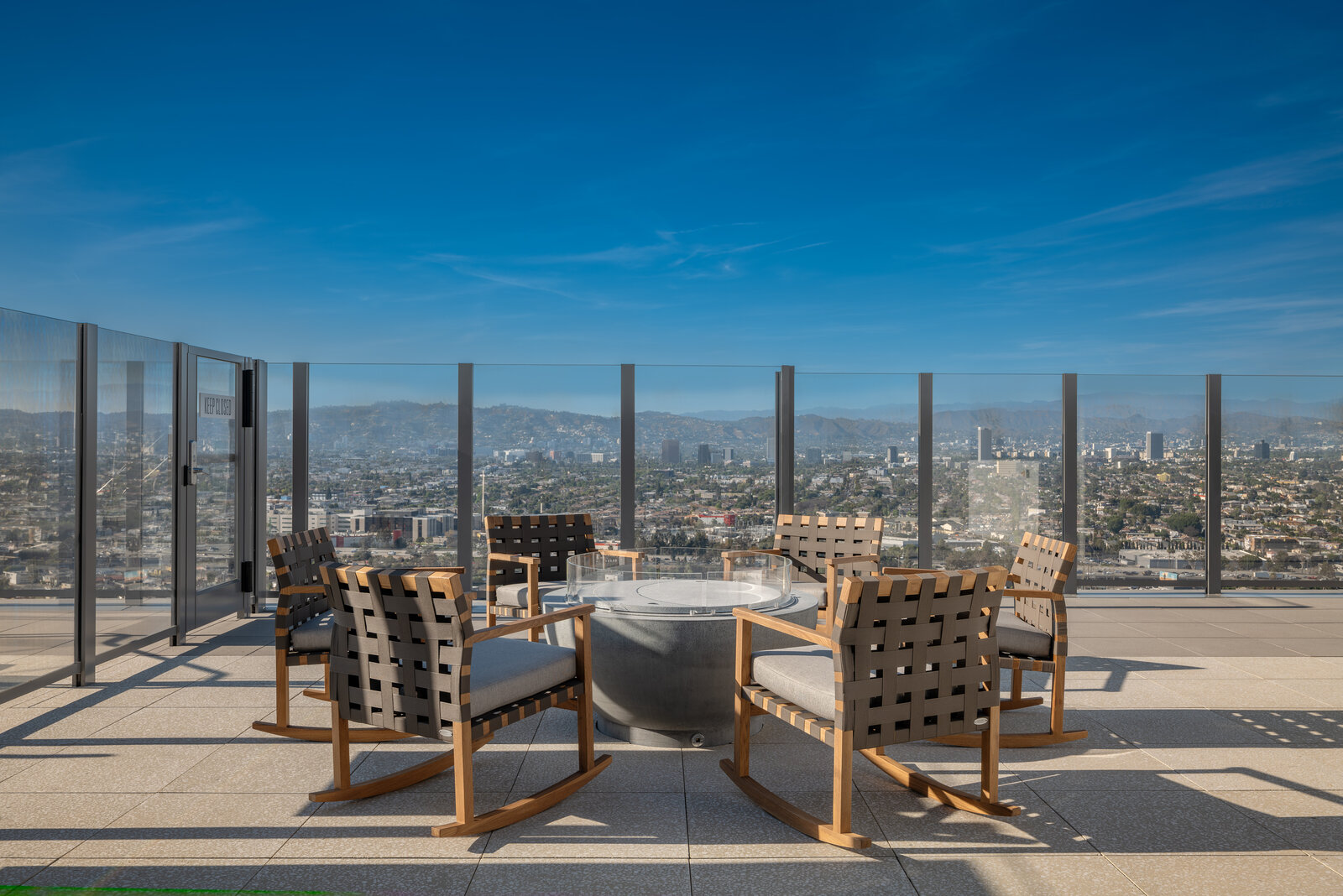 Cumulus rooftop daytime LA skyline